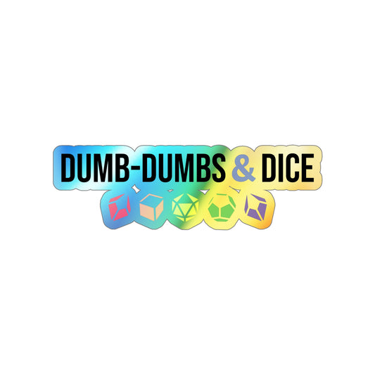Dumb-Dumbs & Dice: Pride Logo Stickers