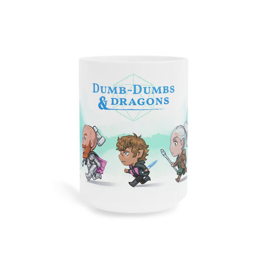 Dumb-Dumbs & Dragons: Chibi BIG Mugs (15oz & 20oz)