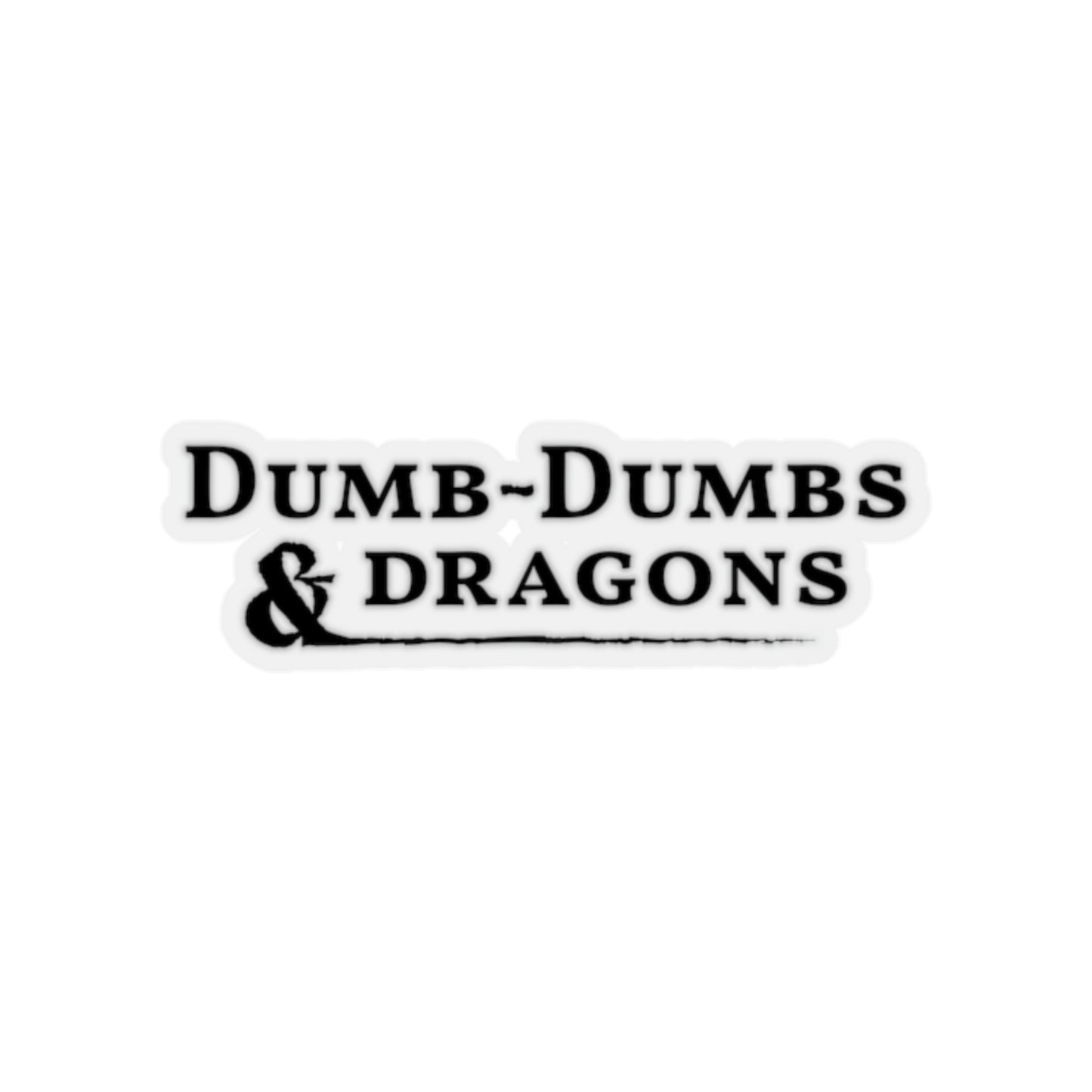 Dumb-Dumbs & Dragons: Logo Sticker
