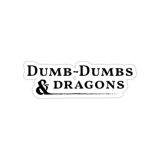 Dumb-Dumbs & Dragons: Logo Sticker
